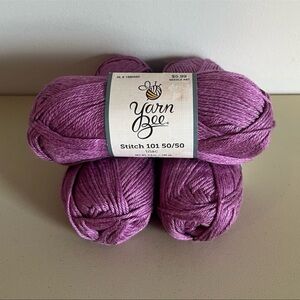 Discontinued Yarn Bee Stitch 101 50/50 Yarn in Candy